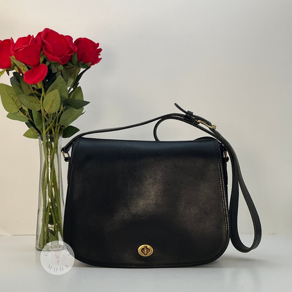 Vintage Coach Ranch Bag 9852 Black 1990's USA